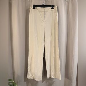 Isabella DeMarco Cream Women's Wide Leg Pants